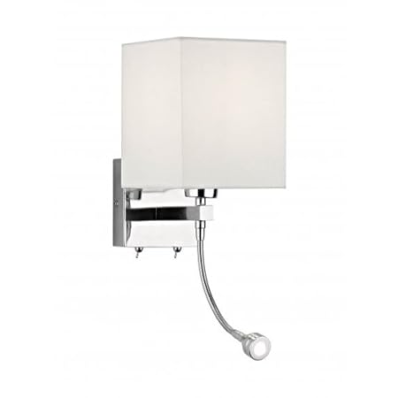 Tatton wall light with 2 lamps including 1 reading light