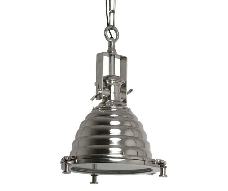 Light and Living Nyborg Silver Pendant Light