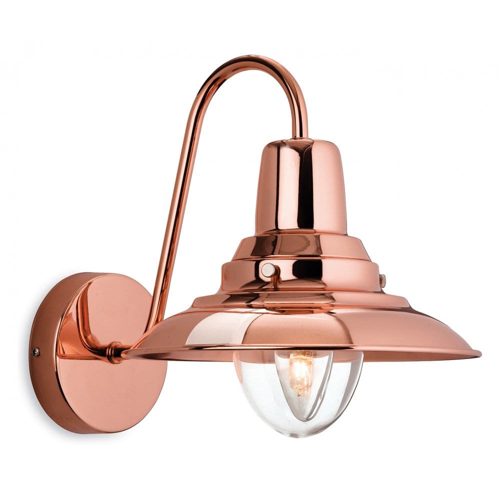 Fisherman copper wall light