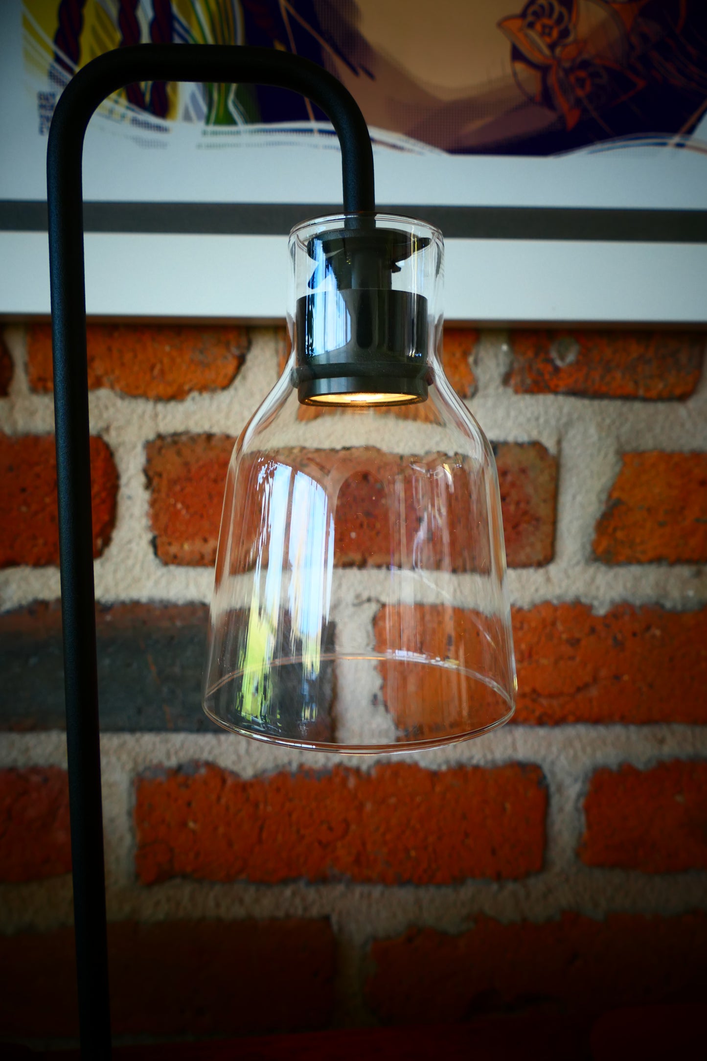 Drip /drop Bover Table Lamp Clear Glass shade