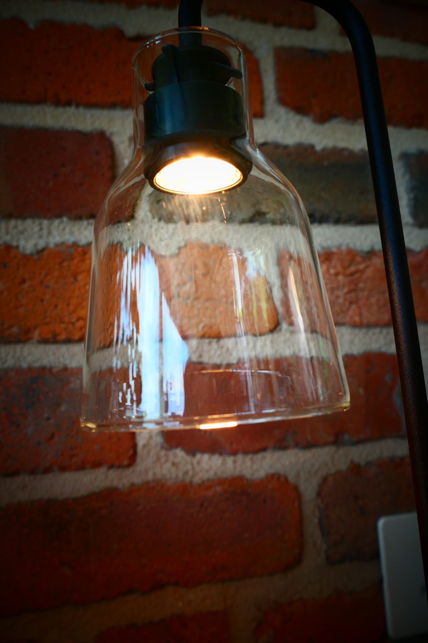 Drip /drop Bover Table Lamp Clear Glass shade