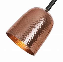 Ulrik Table Lamp with Copper Hammered Head