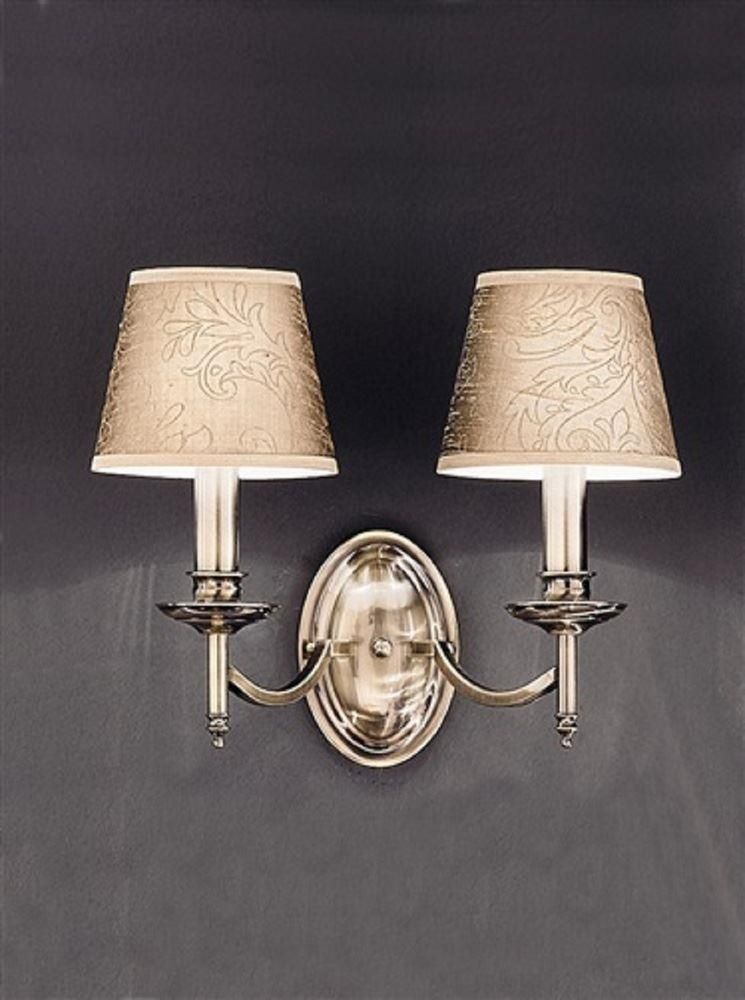 Franklite Petruska Twin Light in Bronze with shades